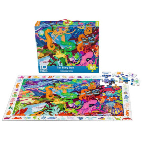 IQ Пазл с развивающей игрой 96 эл. Морская сказка 6+ IQ Пазл с развивающей игрой 96 эл. Морская сказка 6+