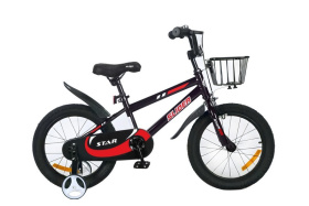 Велосипед двухколесный "Slider Star 16" с дополнительными колесами Велосипед двухколесный "Slider Star 16" с дополнительными колесами