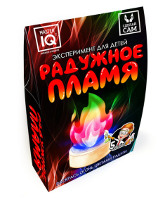 Набор для экспериментов "Радужное пламя" новая упаковка Набор для экспериментов "Радужное пламя" новая упаковка