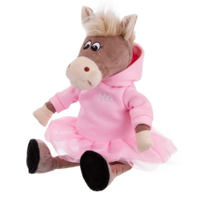 Игрушка мягконабивная ТМ "Relana" Лошадка в худи и юбке-пачке Жизель, 25 см Игрушка мягконабивная ТМ "Relana" Лошадка в худи и юбке-пачке Жизель, 25 см