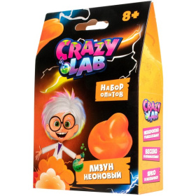 Научно-познавательный набор Неоновый лизун, модели Crazy Lab