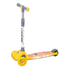 Самокат трехколесный Slider, колеса светящиеся, руль складной Самокат трехколесный Slider, колеса светящиеся, руль складной