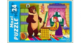 Макси-Пазлы "Маша и медведь" 24 эл. Макси-Пазлы "Маша и медведь" 24 эл.