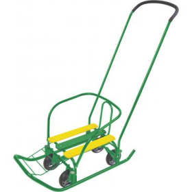 Санки детские "Ветерок 7 универсал" цвет: зеленый Санки детские "Ветерок 7 универсал" цвет: зеленый