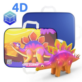 Сани-ледянка c принтом "Стегозавр" Сани-ледянка c принтом "Стегозавр"